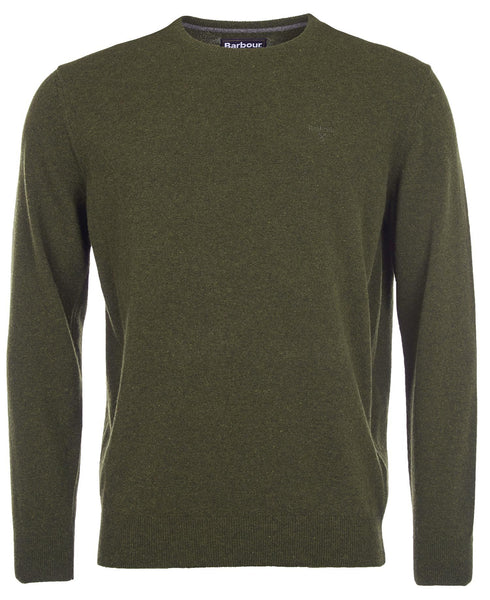 Girocollo Uomo MKN0345 dalle linee essenziali Verde BARBOUR- Francavilla Moda